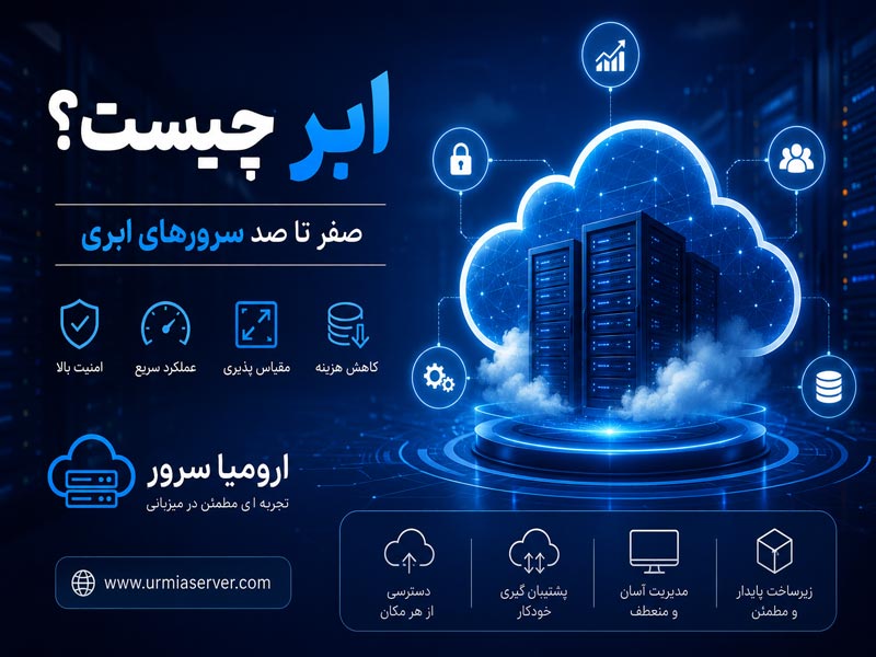 ابر چیست؟ آموزش صفر تا صد سرور های ابری و مزایای Cloud Server - ارومیا سرور