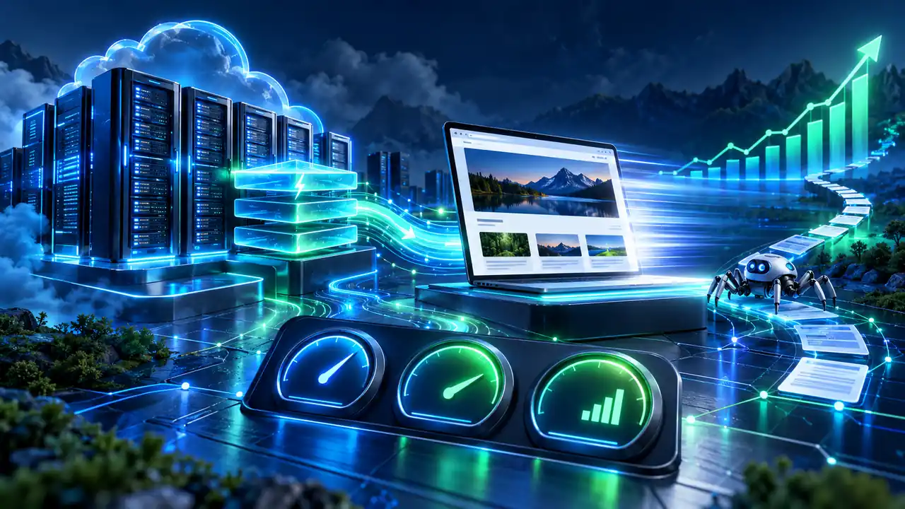 تاثیر سرعت هاست وردپرس بر خزش و Core Web Vitals